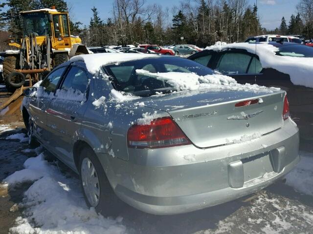 1C3EL46X86N108973 - 2006 CHRYSLER SEBRING SILVER photo 3