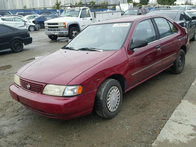 1N4AB41DXVC771522 - 1997 NISSAN SENTRA XE RED photo 2