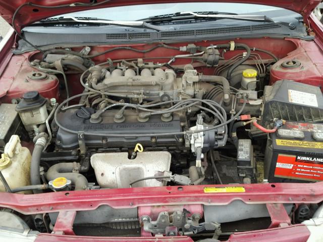 1N4AB41DXVC771522 - 1997 NISSAN SENTRA XE RED photo 7