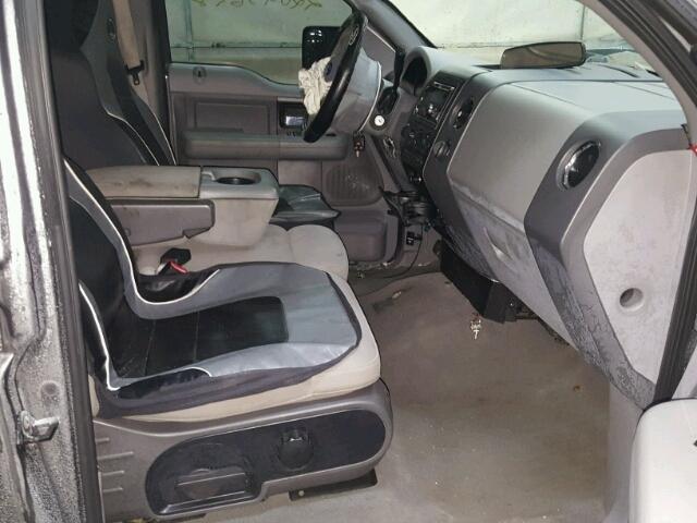 1FTPW14595FB29755 - 2005 FORD F150 SUPER GRAY photo 5