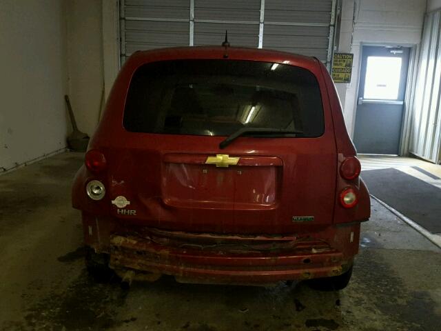 3GNBAADB2AS545142 - 2010 CHEVROLET HHR LS RED photo 9