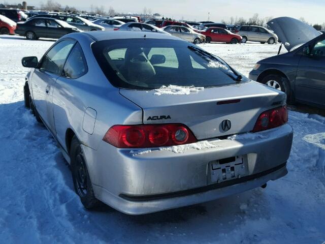 JH4DC54875S800956 - 2005 ACURA RSX SILVER photo 3