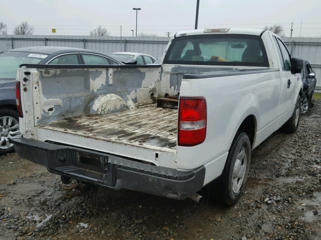 1FTRF12W57KB84475 - 2007 FORD F150 WHITE photo 4