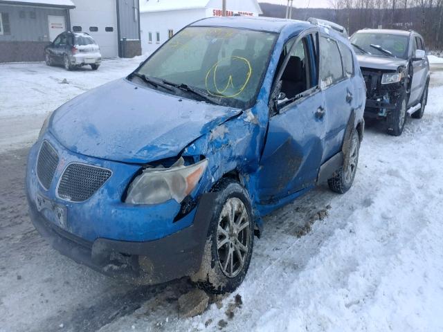 5Y2SL65827Z414632 - 2007 PONTIAC VIBE BLUE photo 2