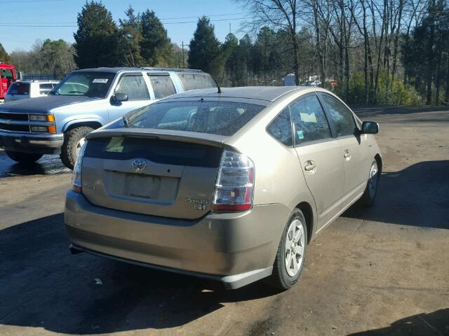 JTDKB20U277670037 - 2007 TOYOTA PRIUS TAN photo 4