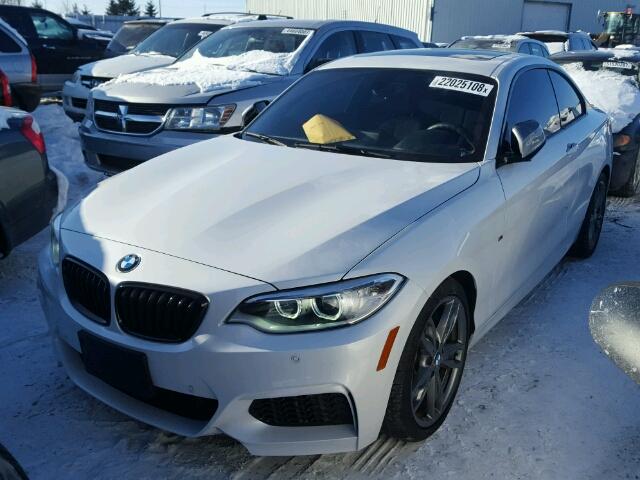 WBA2G1C38HV639402 - 2017 BMW M240I WHITE photo 2