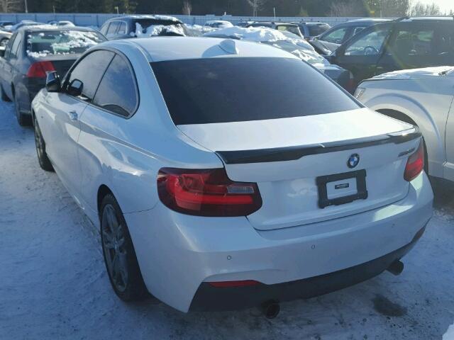 WBA2G1C38HV639402 - 2017 BMW M240I Սպիտակ լուսանկար 3
