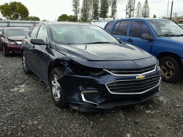 1G1ZB5ST5HF279498 - 2017 CHEVROLET MALIBU LS BLUE photo 1