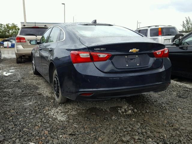 1G1ZB5ST5HF279498 - 2017 CHEVROLET MALIBU LS BLUE photo 3