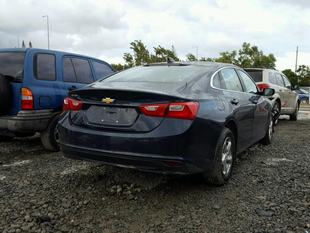 1G1ZB5ST5HF279498 - 2017 CHEVROLET MALIBU LS BLUE photo 4