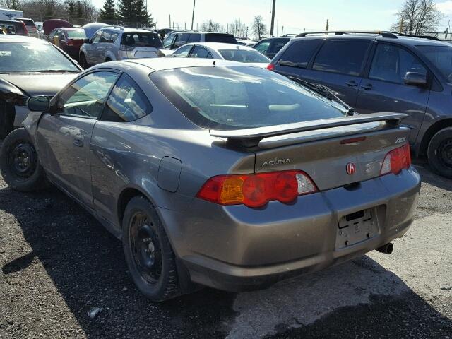 JH4DC54852C804140 - 2002 ACURA RSX SILVER photo 3