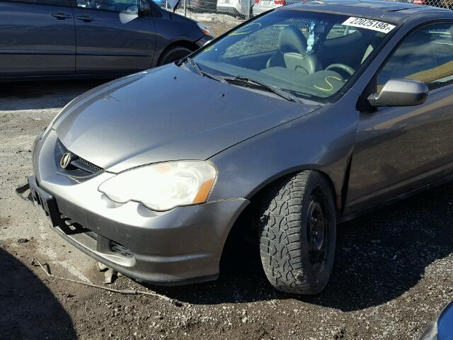 JH4DC54852C804140 - 2002 ACURA RSX SILVER photo 9