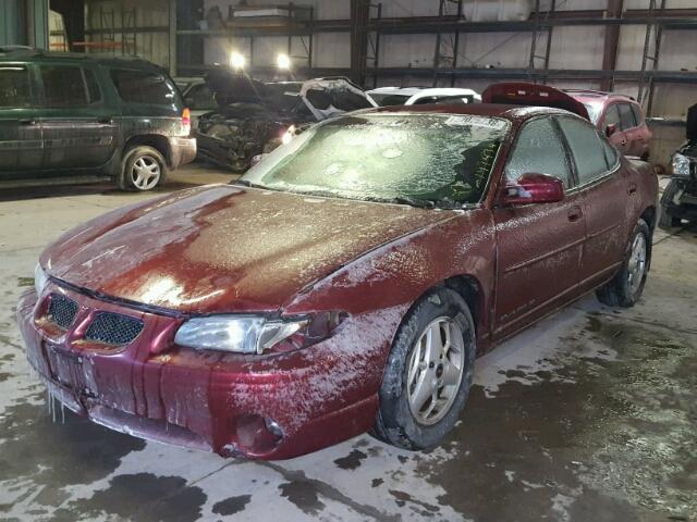 1G2WK52J53F173042 - 2003 PONTIAC GRAND PRIX MAROON photo 2