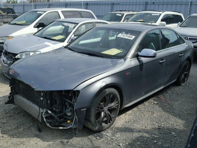 WAUDGAFL8DA082545 - 2013 AUDI S4 PREMIUM GRAY photo 2