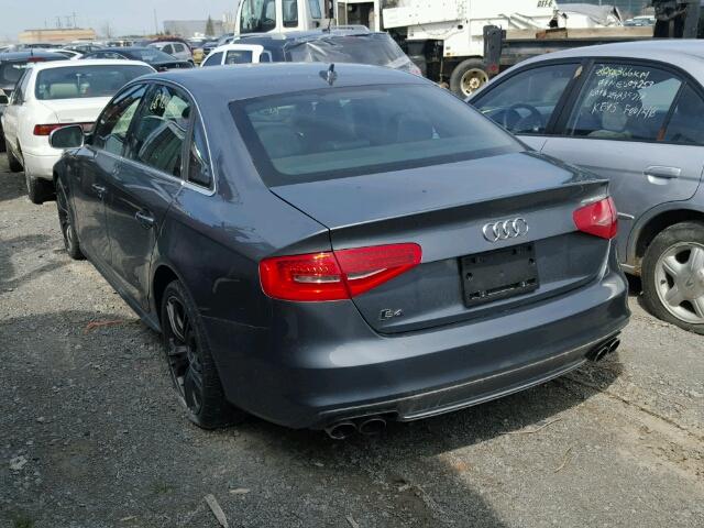 WAUDGAFL8DA082545 - 2013 AUDI S4 PREMIUM GRAY photo 3