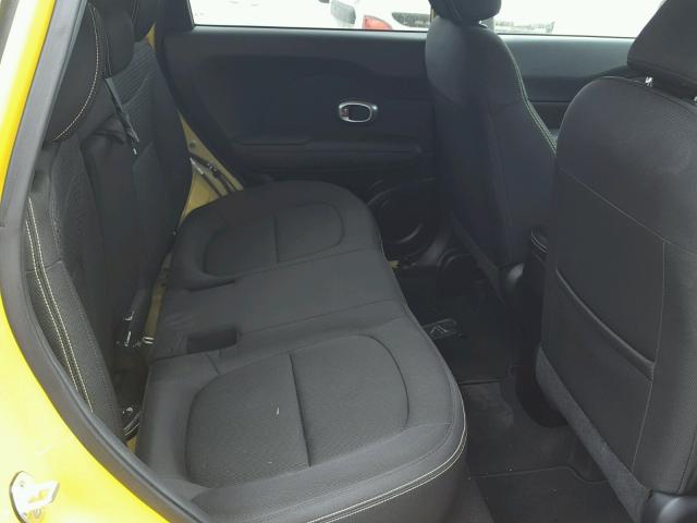 KNDJP3A50G7280225 - 2016 KIA SOUL + YELLOW photo 6