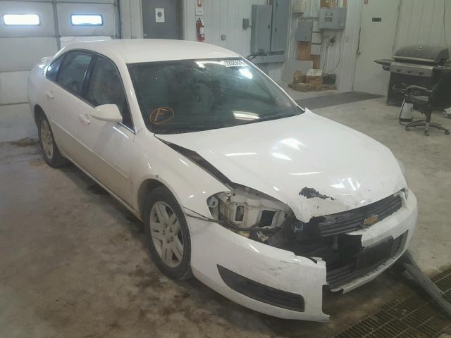 2G1WC581069379553 - 2006 CHEVROLET IMPALA LT WHITE photo 1