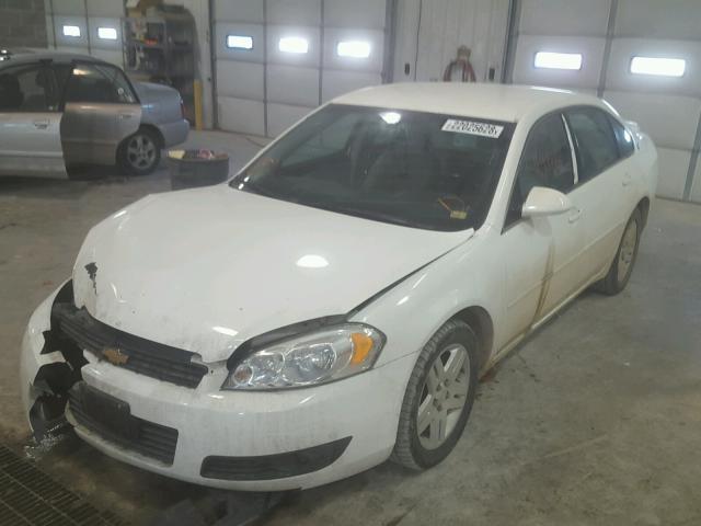 2G1WC581069379553 - 2006 CHEVROLET IMPALA LT WHITE photo 2