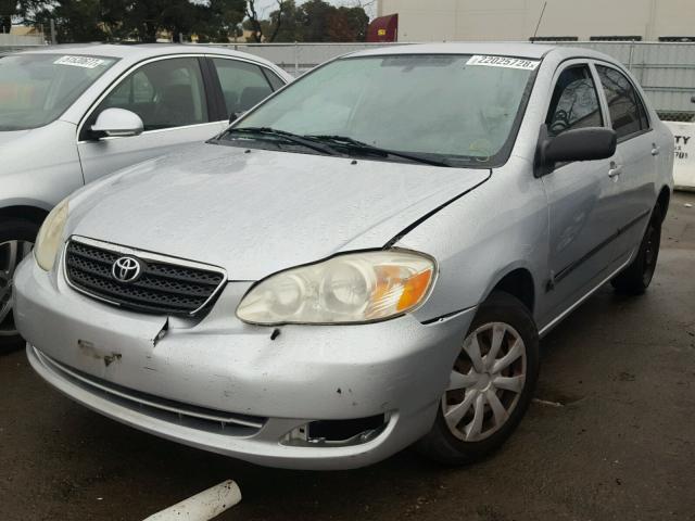 JTDBR32E560075634 - 2006 TOYOTA COROLLA CE GRAY photo 2