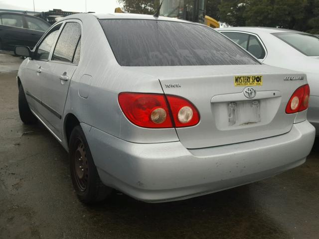 JTDBR32E560075634 - 2006 TOYOTA COROLLA CE GRAY photo 3