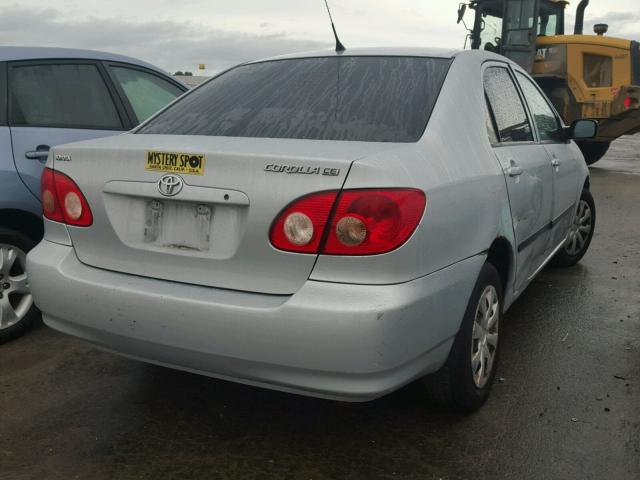 JTDBR32E560075634 - 2006 TOYOTA COROLLA CE GRAY photo 4