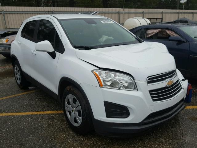 3GNCJKSB0GL237807 - 2016 CHEVROLET TRAX LS WHITE photo 1