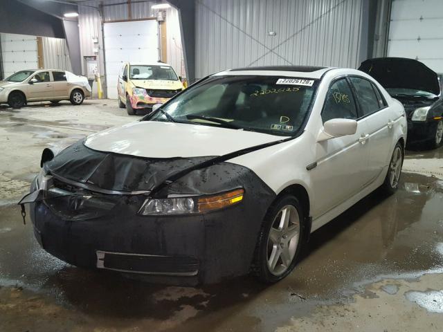 19UUA66206A069527 - 2006 ACURA 3.2TL WHITE photo 2