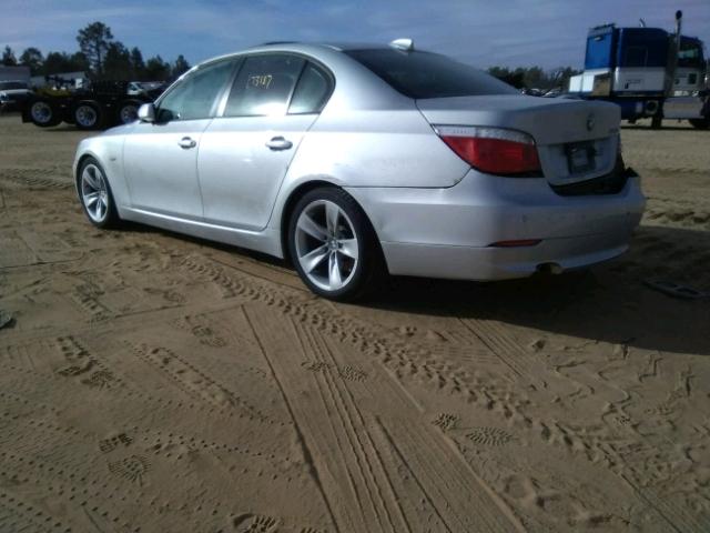 WBANU53578CT14105 - 2008 BMW 528 I SILVER photo 3