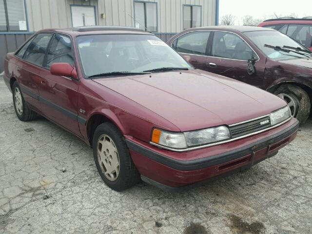 JM1GD2449L1810723 - 1990 MAZDA 626 GT MAROON photo 1