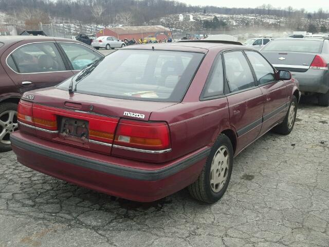 JM1GD2449L1810723 - 1990 MAZDA 626 GT MAROON photo 4