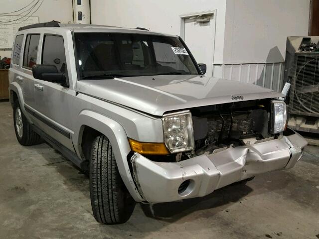 1J8HG48K67C653672 - 2007 JEEP COMMANDER SILVER photo 1