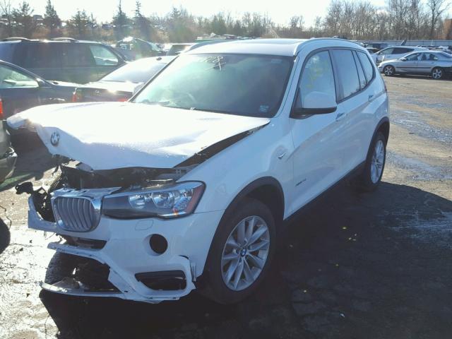 5UXWX9C31H0W76483 - 2017 BMW X3 XDRIVE2 Белый фото 2