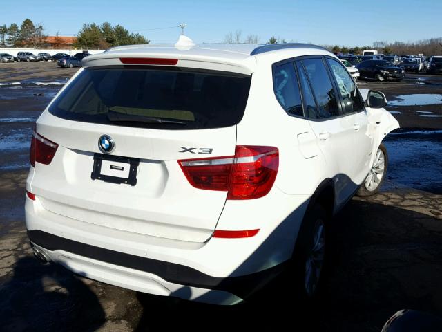 5UXWX9C31H0W76483 - 2017 BMW X3 XDRIVE2 Белый фото 4