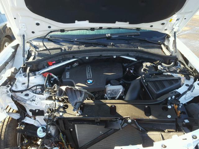 5UXWX9C31H0W76483 - 2017 BMW X3 XDRIVE2 Белый фото 7