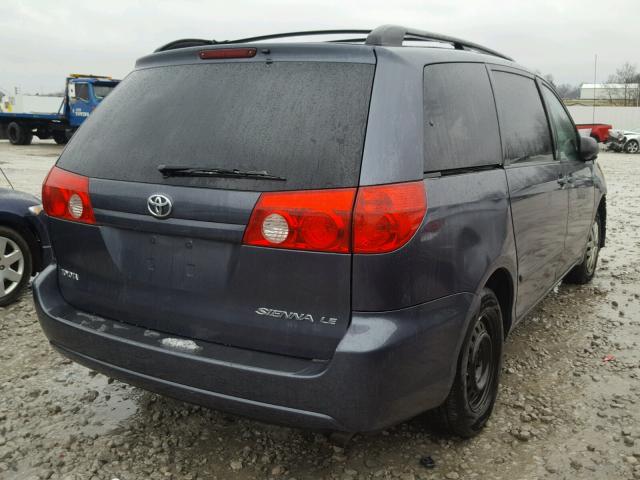 5TDZA23C46S455378 - 2006 TOYOTA SIENNA CE GRAY photo 4