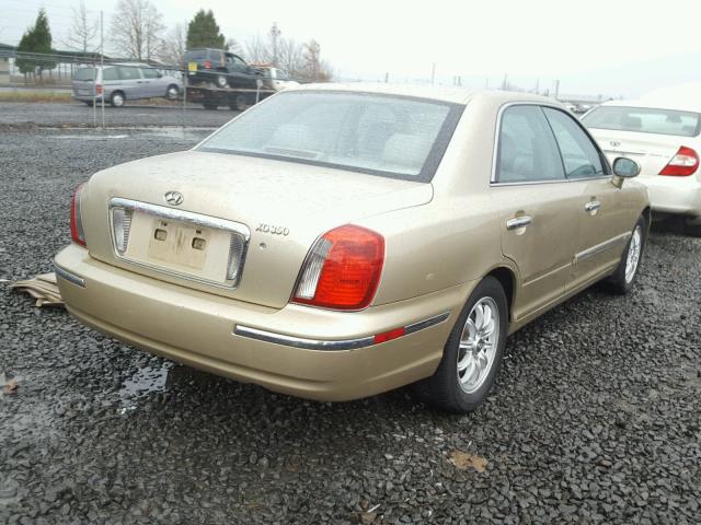 KMHFU45E54A316385 - 2004 HYUNDAI XG 350 BEIGE photo 4