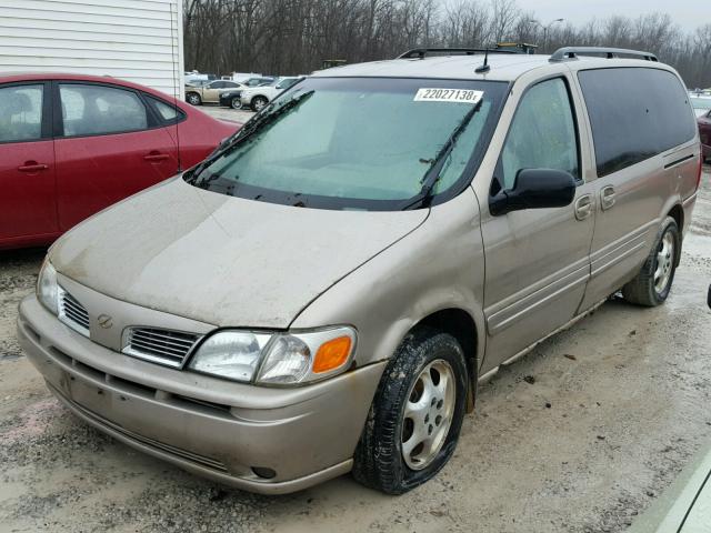 1GHDX13E34D120264 - 2004 OLDSMOBILE SILHOUETTE TAN photo 2