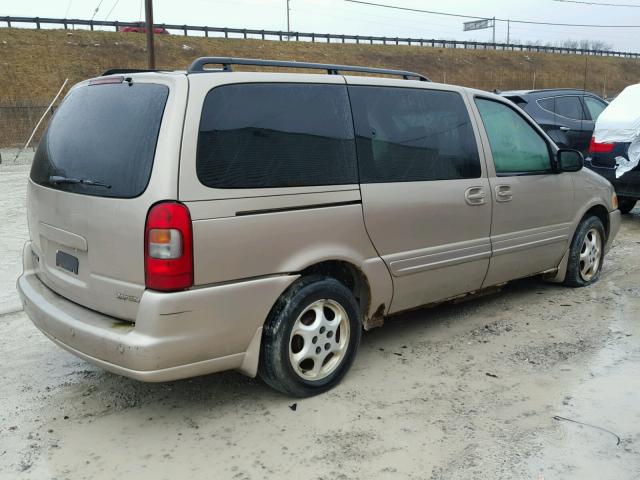 1GHDX13E34D120264 - 2004 OLDSMOBILE SILHOUETTE TAN photo 4