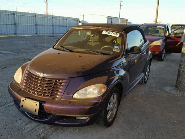 3C3EY55E05T326461 - 2005 CHRYSLER PT CRUISER PURPLE photo 2