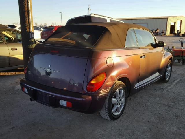 3C3EY55E05T326461 - 2005 CHRYSLER PT CRUISER PURPLE photo 4