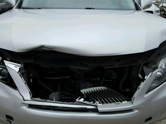 JTJZB1BA2A2001151 - 2010 LEXUS RX 450 SILVER photo 9