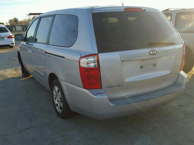 KNDMB233X66024471 - 2006 KIA SEDONA EX SILVER photo 3