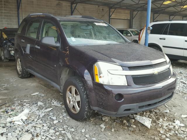 2CNDL13FX76104314 - 2007 CHEVROLET EQUINOX LS PURPLE photo 1