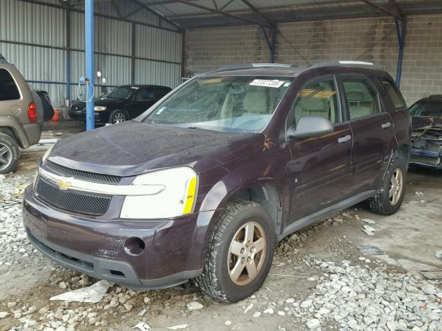 2CNDL13FX76104314 - 2007 CHEVROLET EQUINOX LS PURPLE photo 2