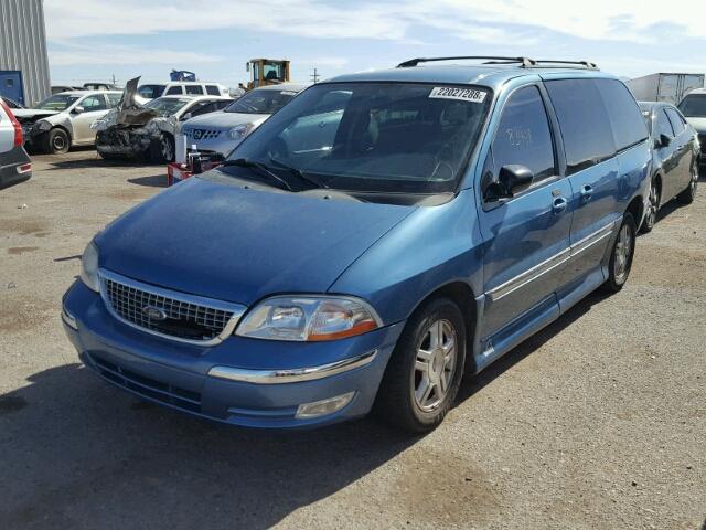 2FMZA52412BA90998 - 2002 FORD WINDSTAR S BLUE photo 2