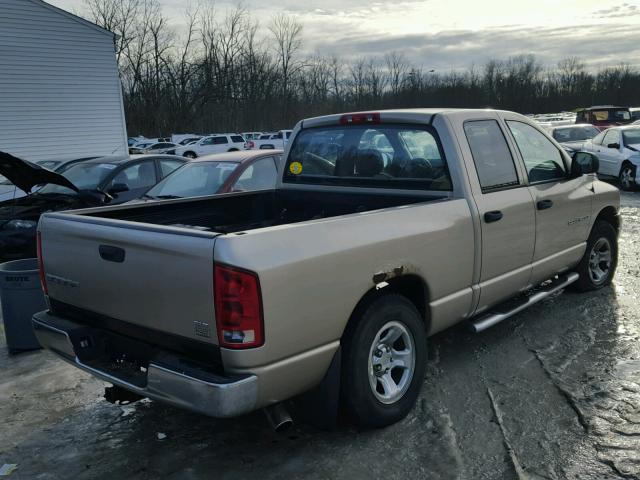 1D7HA18D63J667768 - 2003 DODGE RAM 1500 S TAN photo 4