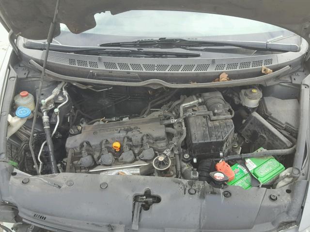 2HGFA16959H340922 - 2009 HONDA CIVIC EXL SILVER photo 7