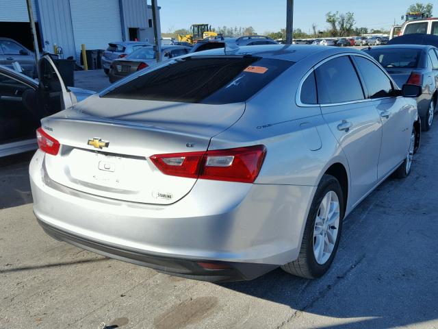 1G1ZE5STXGF176504 - 2016 CHEVROLET MALIBU LT SILVER photo 4