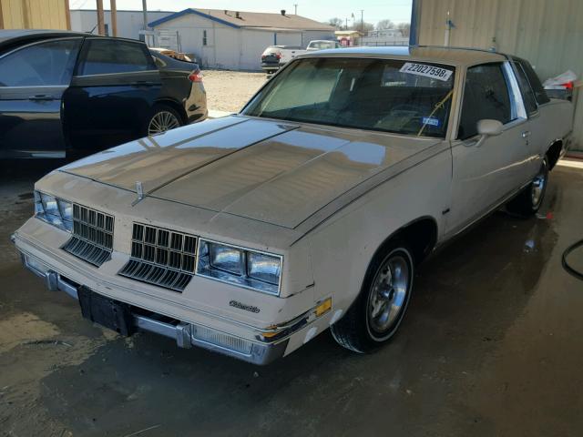 1G3AM47A1CM419521 - 1982 OLDSMOBILE CUTLASS SU BEIGE photo 2