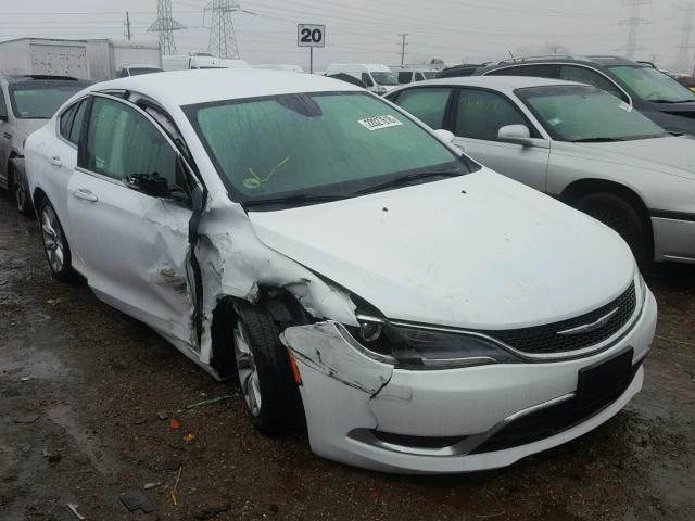 1C3CCCCB0FN577663 - 2015 CHRYSLER 200 C WHITE photo 1